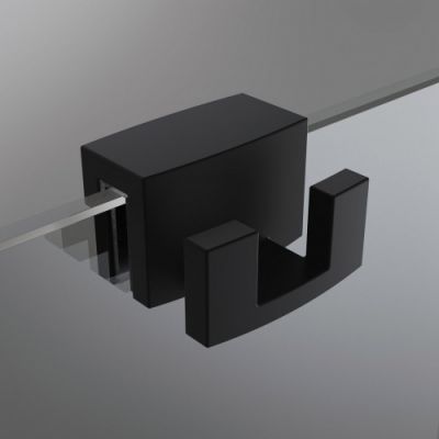 Крючок на стекло Radaway WR-054 чёрный матовый