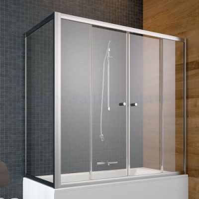 Шторка на ванну раздвижная с боковой стенкой 180x75 см Radaway Vesta DWD S