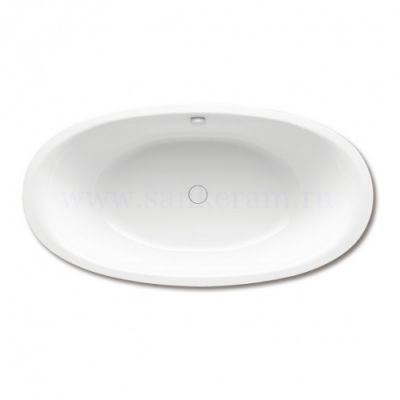 Ванна эмалированная 190x100 овальная ELLIPSO DUO OVAL KALDEWEi