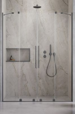 Душевая дверь 200 см. раздвижная Radaway FURO BRUSHED GUNMETAL DWD