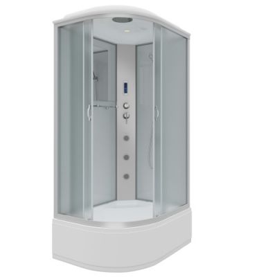 Душ.каб. NG-2310-14RF (1200х800х2150) высокий поддон(40см) стекломатовое