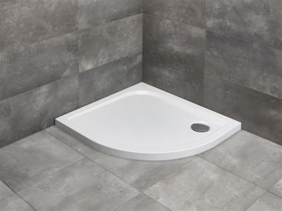 Поддон акриловый радиальный 90X80 Radaway Delos E SDE9080-01L