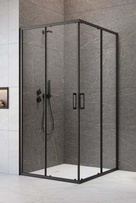 Душевой уголок 1000*80 см. раздвижные двери Radaway Premium Pro Black KDD