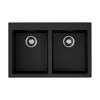 4993836 Omoikiri Bosen 80-2-BL Tetogranit/черный
