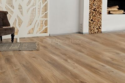 Кварц виниловая плитка Alpine floor 150x18 Premium XL Дуб Природный Изысканный ECO  7-6