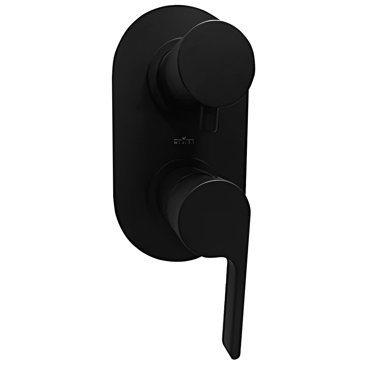 Смеситель для душа  на 2 потребителя Webert DO RE MI DR860101560 чёрный матовый