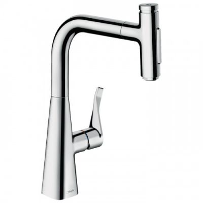 Hansgrohe Metris Select M71 Смеситель для кухни, 1 отв., цвет: хром 73822000
