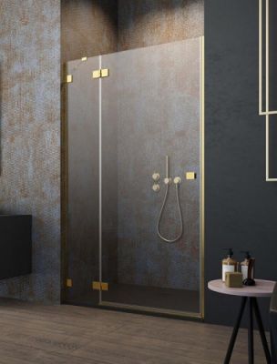 Душевые двери 80-130 см. Radaway ESSENZA PRO GOLD DWJ нестандарт