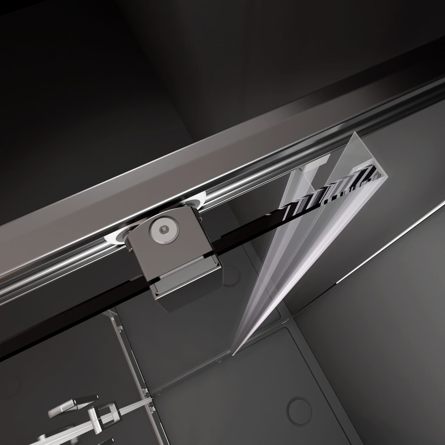 Душевой уголок 100*80 см. раздвижные двери Radaway Premium Pro KDD