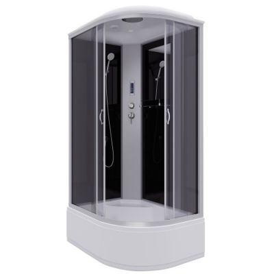 Душ.каб. NG-2510-14LP (1200х800х2150) высокий поддон(40см) стекло тонированное