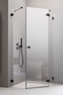 Пятиугольный душевой уголок 90X90 ESSENZA PRO BLACK PTJ