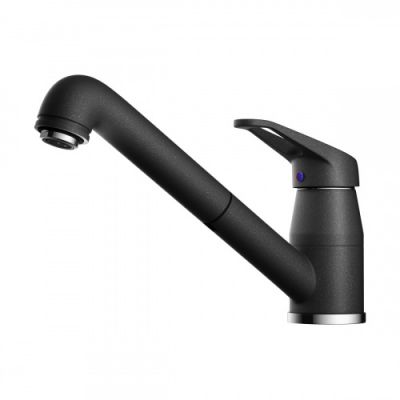 Смеситель для кухни Omoikiri Tateyama-S-BL 4994136 чёрный