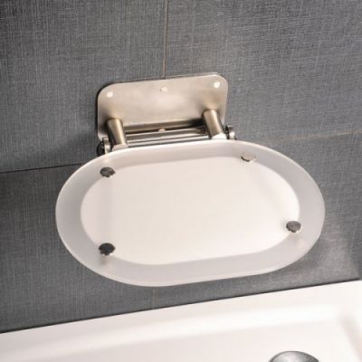 Унивеpсальное сиденье для душа CHROME CLEAR/STAINLESS