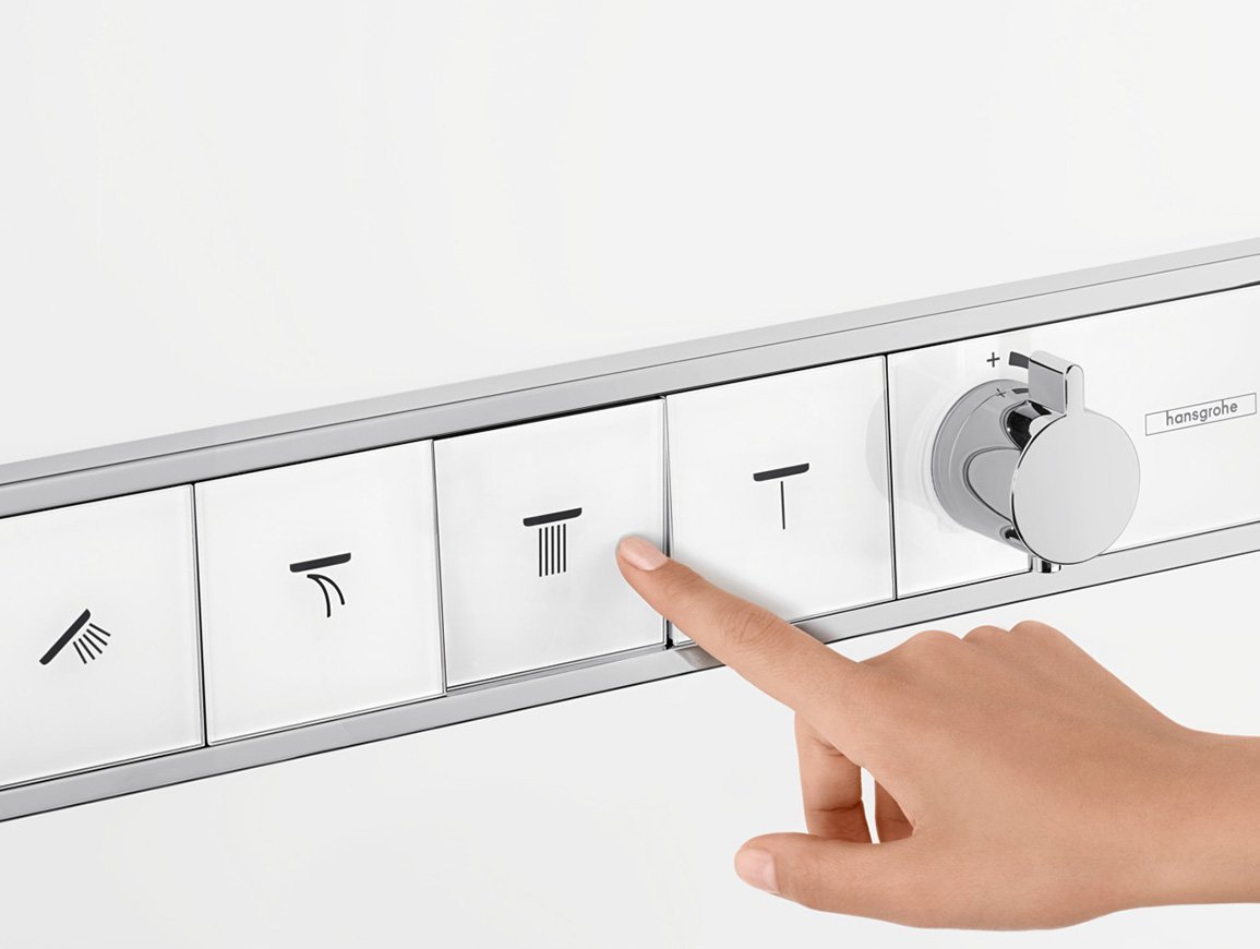 Термостат для душа hansgrohe RainSelect 4 потребителя 15357400