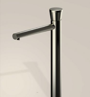 ELLT004RO/C02 Oioli Elite, Смеситель для раковины высокий, цвет никель брашированный