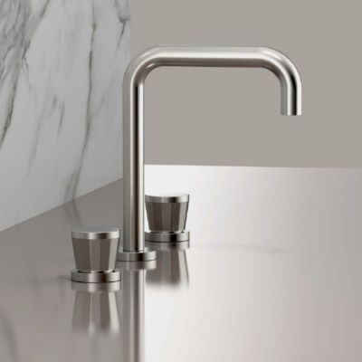 ELLT067RO/C04 Oioli Elite, Смеситель для раковины на 3 отверстия, цвет никель