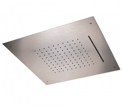 SS357SFS50C Верхний душ потолочный 50x50 см Remer, 2 режима, нерж. сталь