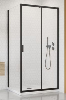 Душевой уголок 100x90 см раздвижная Radaway ALIENTA BLACK DWJ+S