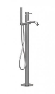Напольный смеситель для ванны Remer X Style INOX SSX08 нержавеющая сталь