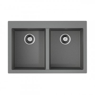 4993569 Omoikiri Bosen 80-2-GR Tetogranit/leningrad grey