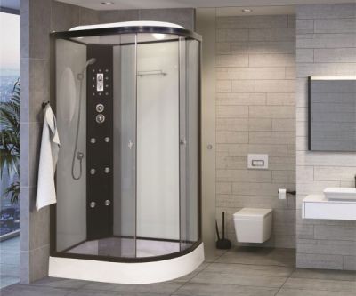 Душ.каб. NG-1903-01L (1200х800х2200) низкий поддон(16см) стекло тонированное