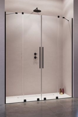 Душевая дверь 200 см раздвижная Radaway FURO Black DWD