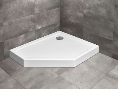 Поддон пятиугольный 100x80 см. Radaway Doros PT SDRPTP1080-05R правый