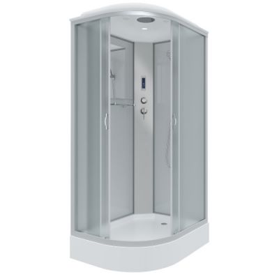 Душ.каб. NG-3312-14RP (1200х800х2150) низкий поддон(13см) стекломатовое