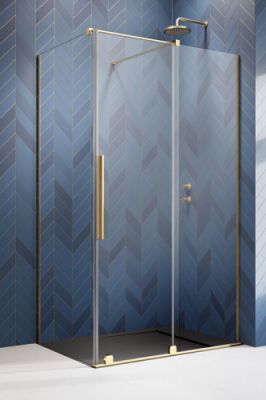 Душевой уголок 100x70 Radaway Furo Gold KDJ профиль золото
