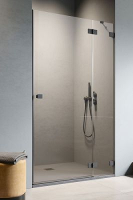 Душевая дверь 90 см. Radaway Essenza Pro Black DWJ 10099090-54-01R чёрный матовый