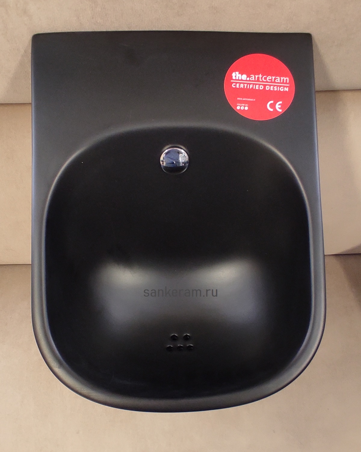 Писсуар черный матовый LA FONTANA 2.0  Artceram LFO002 17 00