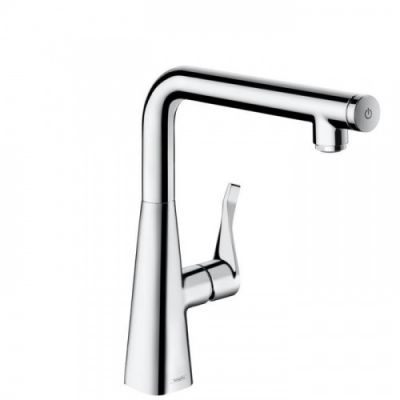 Hansgrohe Metris Select Смеситель  для кухни на 1 отв, поворотный излив, цвет: хром 14847000