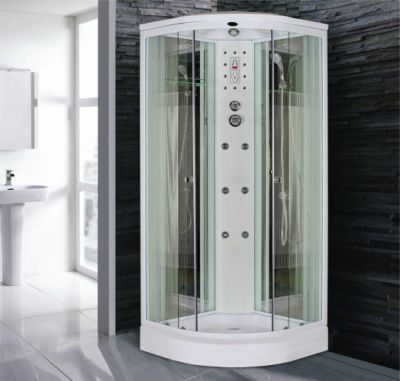 Душ.каб. NG-7012-01 (1200х1200х2200) низкий поддон(16см) стекло ПОЛОСАТОЕ
