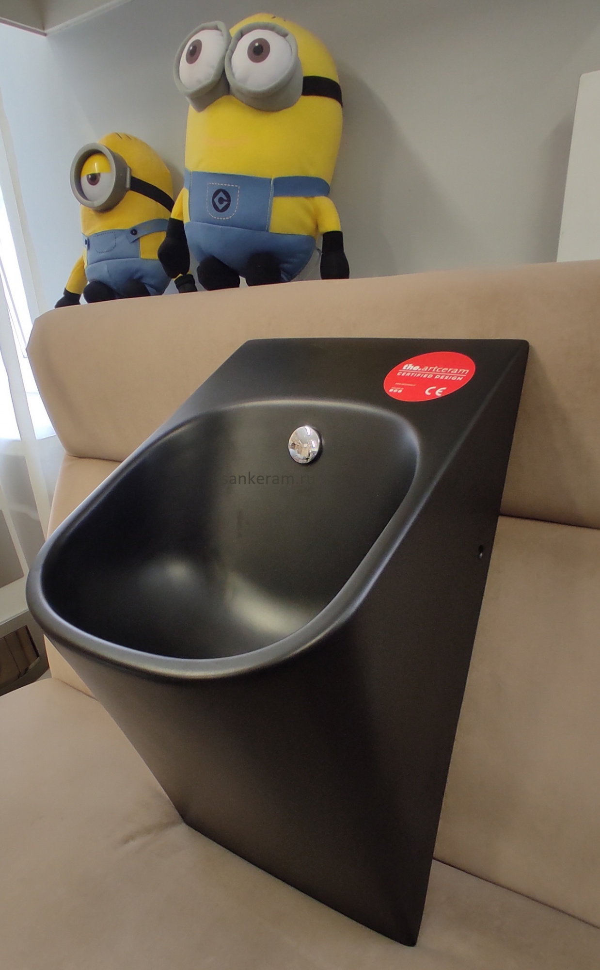 Писсуар черный матовый LA FONTANA 2.0  Artceram LFO002 17 00